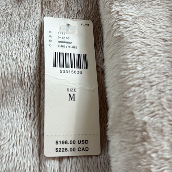 Anthropologie x Amadi Camila Sherpa Gray Coat NWT - Picture 10 of 14
